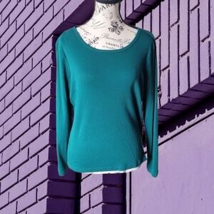 Teal Women's Cozy St. John's Bay Top